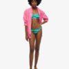 Slip da bikini riciclati con stampa tie-dye