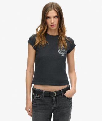 T-shirt a maniche corte con stampa band MotöRhead X Superdry