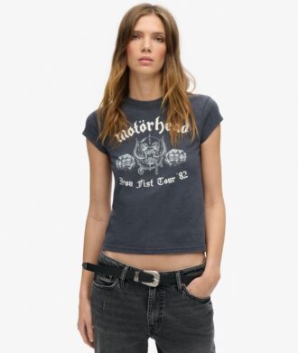 T-shirt a maniche corte con stampa band MotöRhead X Superdry