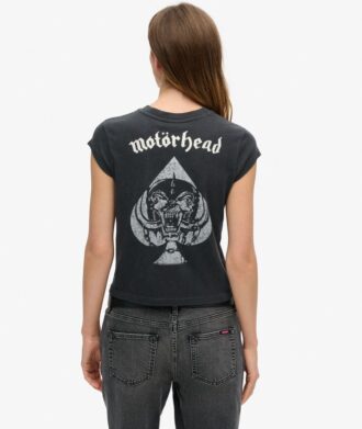 T-shirt a maniche corte con stampa band MotöRhead X Superdry