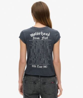T-shirt a maniche corte con stampa band MotöRhead X Superdry