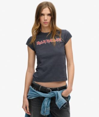 T-shirt a maniche corte Iron Maiden X Superdry