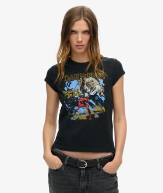 T-shirt a maniche corte Iron Maiden X Superdry