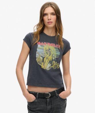 T-shirt a maniche corte Iron Maiden X Superdry