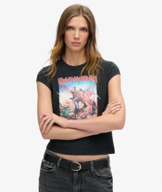 T-shirt a maniche corte Iron Maiden X Superdry