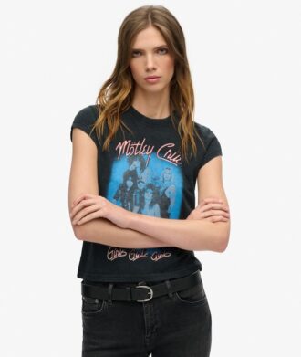 T-shirt a maniche corte Motley Crue X Superdry