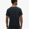 T-shirt a pantaloncini con scollo a V in maglia fiammata