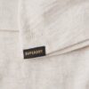 T-shirt a pantaloncini con scollo a V in maglia fiammata T-shirt a pantaloncini con scollo a V in maglia fiammata