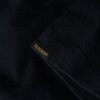 T-shirt a pantaloncini con scollo a V in maglia fiammata