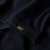 T-shirt a pantaloncini con scollo a V in maglia fiammata