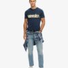 T-shirt a righe con logo Terrain