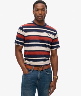 T-shirt a righe dal taglio morbido