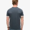 T-shirt a righe retrò con logo Essential