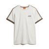 T-shirt a righe retrò con logo Essential T-shirt a righe retrò con logo Essential