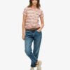 T-shirt aderente a righe con logo Essential T-shirt aderente a righe con logo Essential