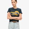 T-shirt aderente a righe Outdoor T-shirt aderente a righe Outdoor
