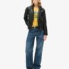 T-shirt aderente a righe Outdoor