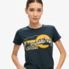 T-shirt aderente a righe Outdoor T-shirt aderente a righe Outdoor