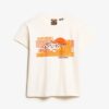 T-shirt aderente a righe Outdoor