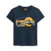 T-shirt aderente a righe Outdoor T-shirt aderente a righe Outdoor