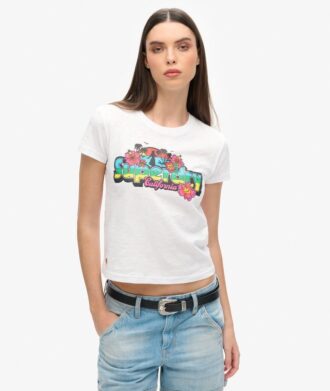T-shirt aderente Cali Sticker