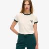 T-shirt aderente con bordi a costine Athletic Essentials