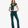 T-shirt aderente con bordi a costine Athletic Essentials