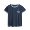 T-shirt aderente con bordi a costine Athletic Essentials
