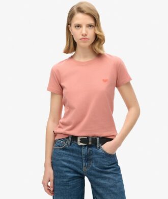 T-shirt aderente con logo Essential