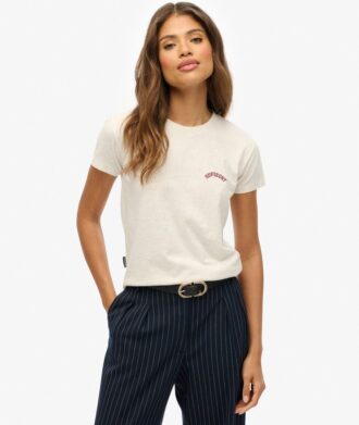 T-shirt aderente con logo Essential