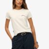 T-shirt aderente con logo Essential T-shirt aderente con logo Essential