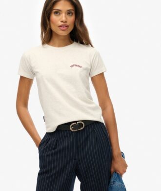T-shirt aderente con logo Essential