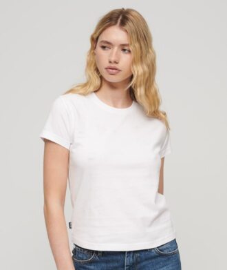 T-shirt aderente con logo Essential