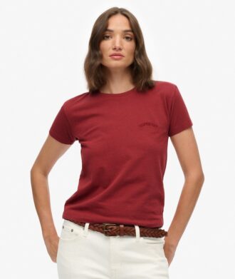 T-shirt aderente con logo Essential