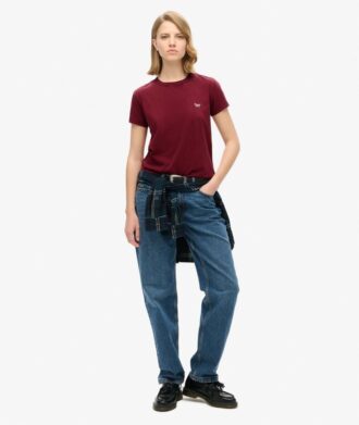 T-shirt aderente con logo Essential