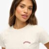 T-shirt aderente con logo Essential T-shirt aderente con logo Essential