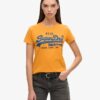 T-shirt aderente con logo Vintage ricamato T-shirt aderente con logo Vintage ricamato