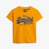 T-shirt aderente con logo Vintage ricamato T-shirt aderente con logo Vintage ricamato