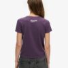 T-shirt aderente con piccolo tatuaggio in strass T-shirt aderente con piccolo tatuaggio in strass