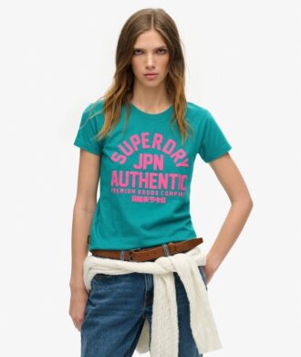 T-shirt aderente con stampa a palloncini