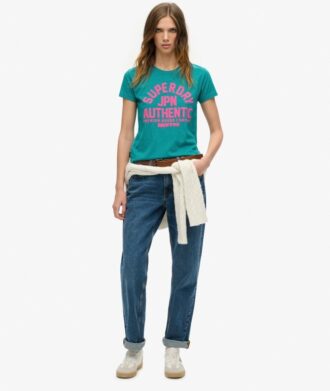 T-shirt aderente con stampa a palloncini