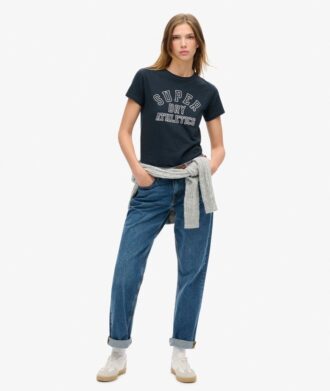 T-shirt aderente con stampa Athletic Essentials