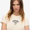T-shirt aderente con strass Tattoo T-shirt aderente con strass Tattoo