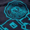 T-shirt aderente floccata Varsity
