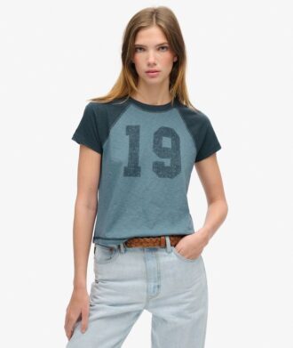 T-shirt aderente raglan Athletic Essentials
