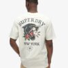 T-shirt ampia con grafica sul retro