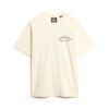 T-shirt ampia con grafica sul retro