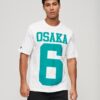 T-shirt ampia con logo Osaka