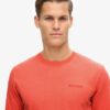 T-shirt ampia con logo sovratinto T-shirt ampia con logo sovratinto