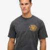 T-shirt ampia con stampa Biker Rock T-shirt ampia con stampa Biker Rock